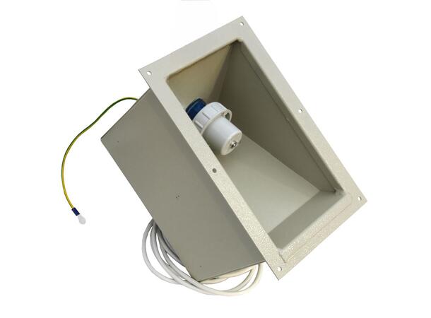 CONTAINERINNTAK MINI 16A MED JF.BRY 3,6kW, Lysbryter, 2x230V 