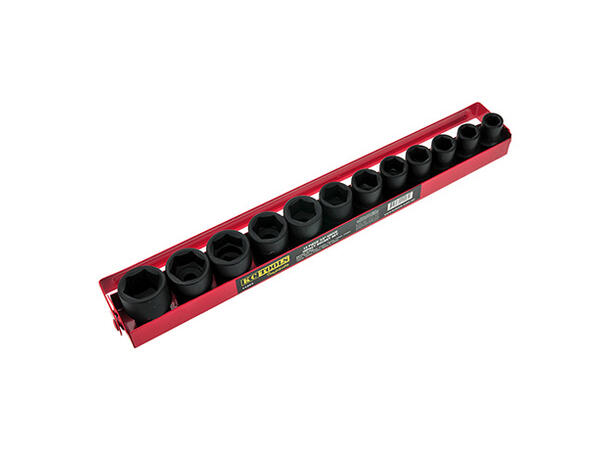 KRAFTPIPESETT 3/8" 12STK KORTE - METRISK 8 - 19Mm KC Tools 