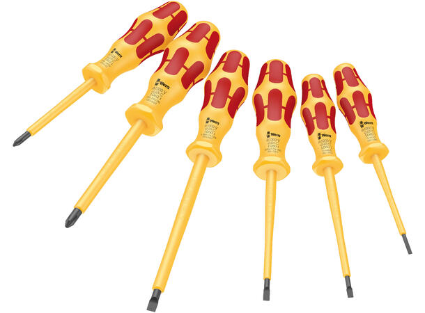 SKRUTREKKERSETT KRAFTFORM VDE 6 DELER 1060 i/1062 i/6 - Wera 