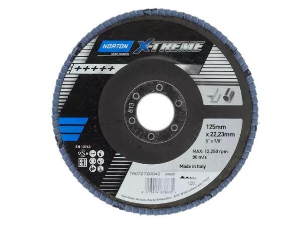 LAMELLRONDELL 125x22MM P80 X-TREME R860 / X860 - Norton 