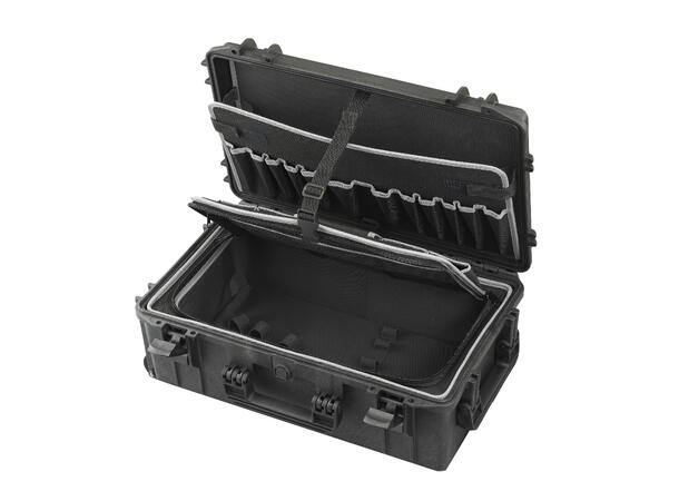 UTSTYRSKOFFERT TOOL TROLLEY OPTICASE 52 520X290X200mm (innv) med hjul og håndtak 
