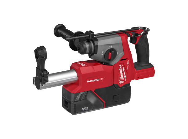 BORHAMMER SDS-PLUS M18 FHACDDE-0C Med integrert støvsuger - Milwaukee 