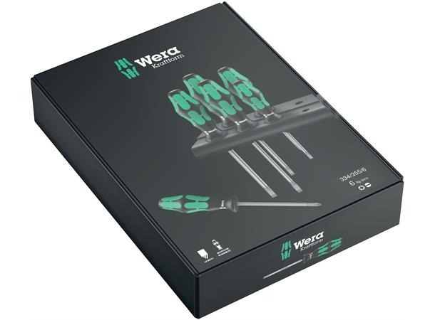 SKRUTREKKERSETT KRAFTFORM PLUS 334/335/6 Wera 
