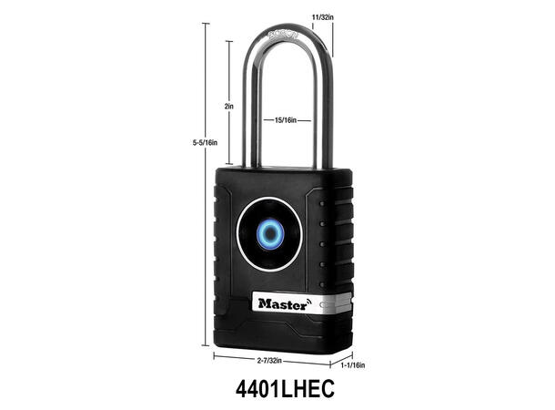 HENGELÅS UTENDØRS  APP 4401DLH Utendørs smart hengelås, Masterlock 
