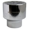 PIPE KORT 1&quot; DR. TOLVK. 2-1/8&quot; Krommet og polert - KC Tools