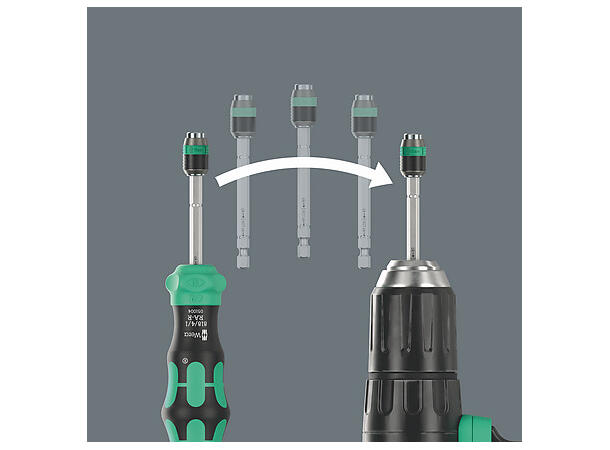 Kraftform Kompakt 20 RA-R med futteral 6 deler - WERA 
