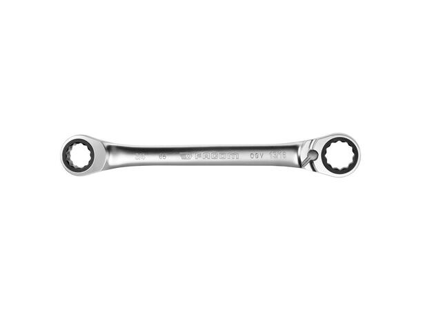 RINGSKRALLENØKKEL 3/8" - 7/16" 15 Grader vinkel - Facom 