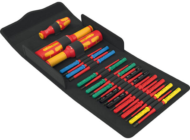 KOBLINGSSKAPSETT VDE SAFE TORQUE SPEED Kompakt VDE Set 1, 23 deler - Wera 