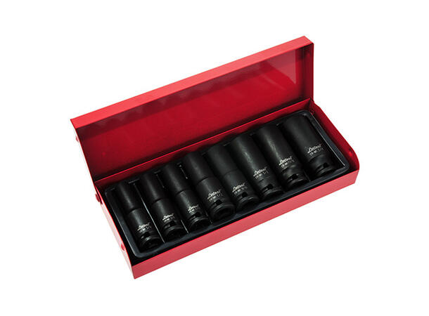 KRAFTPIPESETT 3/8" 8STK LANGE - TOMMER 5/16" - 3/4" -  KC Tools 