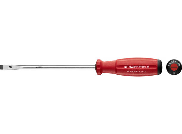 SKRUTREKKER RETT NR.5 PB 8100 1,2x8x160 SwissGrip - PB Swiss Tools 