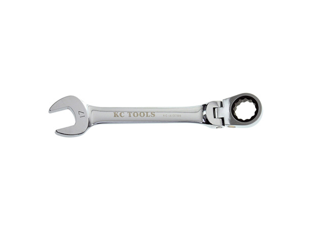 SKRALLENØKKEL LEDDET 16MM KC-TOOLS Polert KC Tools 