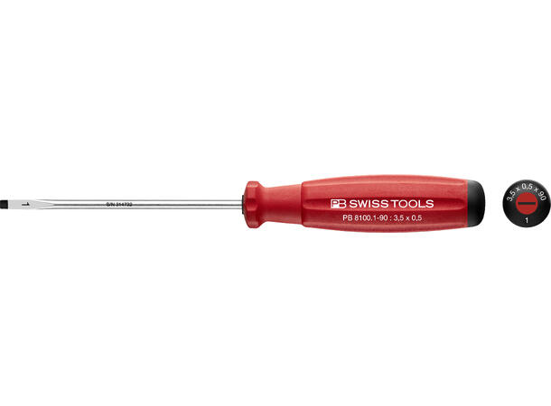 SKRUTREKKER RETT NR.1 PB 8100 0.5x3,5x90mm SwissGrip - PB Swiss Tools 