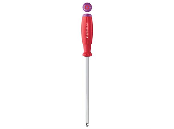 SEKSKANTNØKKEL 2,5MM KULE Santoprene 2-Komp Håndtak PB Swiss 