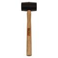 GUMMIKLUBBE 225GR HICKORY 280mm Lengde Massivt Slaghode KC Tools