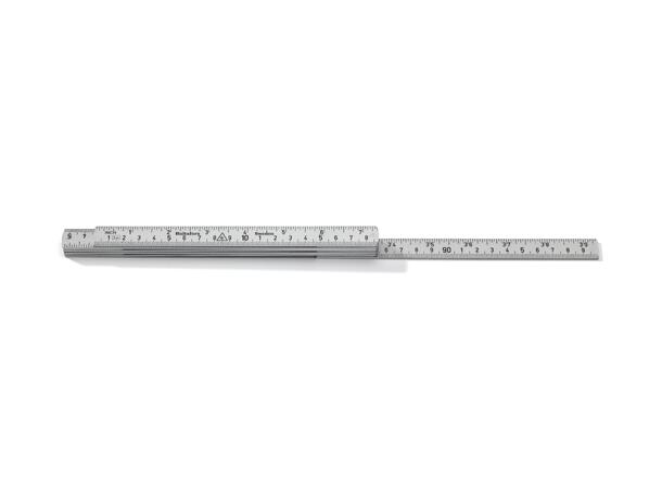 TOMMESTOKK ALUM A61-1-6 Metr. Gradering/Engelsk Tomme Hultafors 