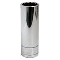 PIPE LANG 1/2&quot; TOLVK. 7/8&quot; Forniklet, forkrommet, polert KC Tools