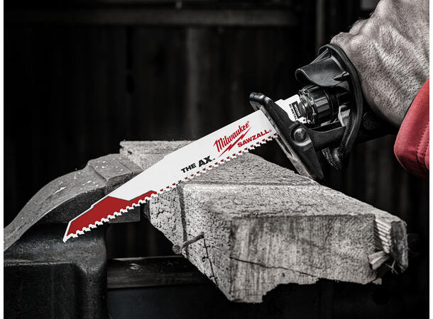 BAJONETTSAGBLAD AX 230/TPI 5/8 5P Tre med spiker Milwaukee Tilbehør 