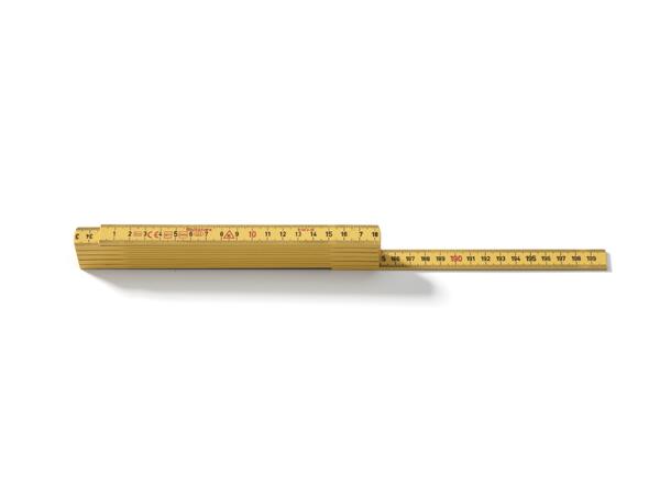 METERSTOKK G59 2M GUL Metrisk Gradering -  Hultafors 