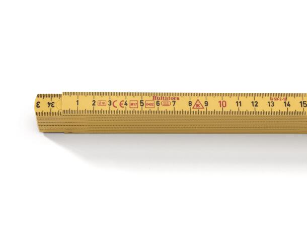 METERSTOKK G59 2M GUL Metrisk Gradering -  Hultafors 