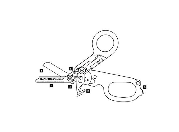 MULTIVERKTØY RAPTOR Med mulighet for gravering - Leatherman 
