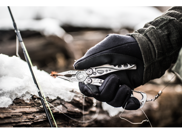 MULTIVERKTØY SKELETOOL RUSTFRI Med mulighet for gravering - Leatherman 