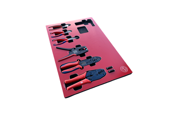 TANGSETT TK6DE FOR EL.VOGN 6 stk elektrotenger, Knipex 
