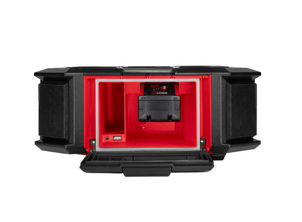 ARBEIDSRADIO DAB+ M18 PACKOUT™ Radio + lader Milwaukee 