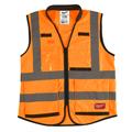 SYNL. VEST ORANSJE PREMIUM XXL Milwaukee Tilbeh&#248;r