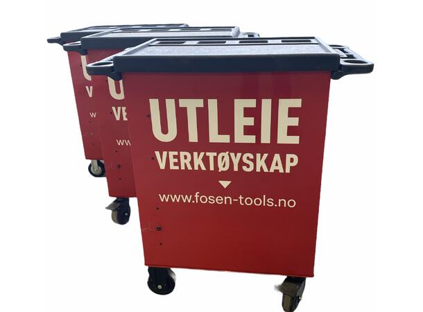 UTLEIE AV VERKTØYVOGN FOSEN TOOLS Verktøy inkludert, Autosats 