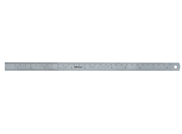 LINJAL STÅL 300MM X 12" MITUTOYO 182-305 - Mitutoyo 
