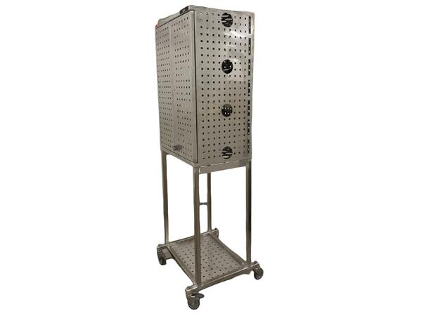 VERKTØYVOGN SYREFAST INKL. VERKTØY B600 x D400 x H1800mm AISI 316L, Sanitær 