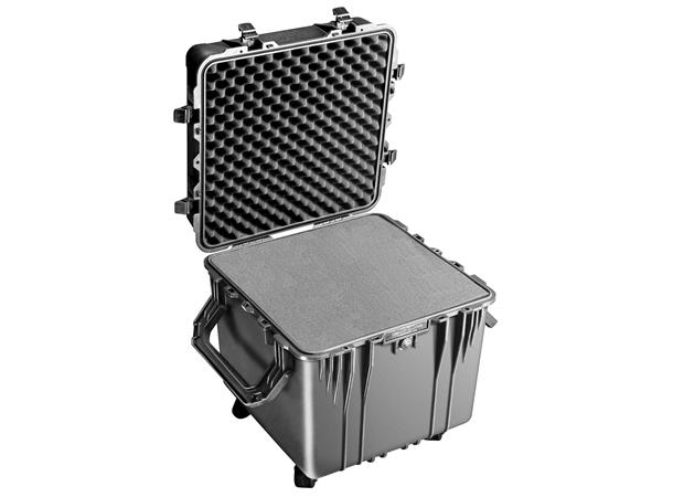 KASSE PELI CUBE 0340, SORT M/SKUM Innv. mål: 457x457x457 mm - Peli 