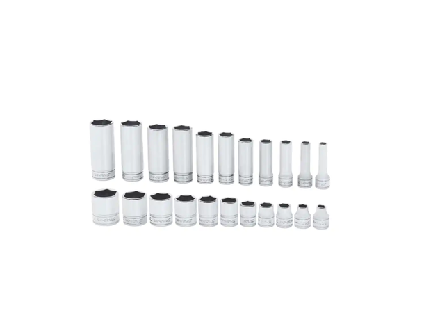 PIPESETT 3/8" DR. 1/4–7/8" SEKSKANT 222SFFS - 22 Deler - Snapon 