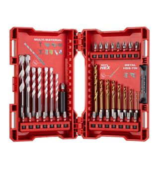 BOR- BITSSETT 39 DELER SHOCKWAVE™ TIN Milwaukee Tilbeh&#248;r
