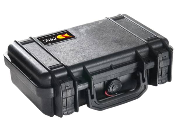 KASSE PELI 1170 M/SKUM, SORT Innv. mål: 268x153x80 mm - Peli 