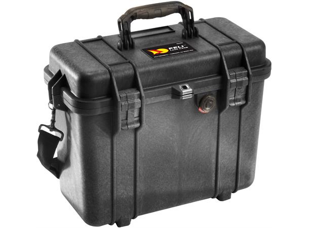 KASSE PELI 1430, M/SKUM, SORT Innv. mål: 344x146x297 mm - Peli 