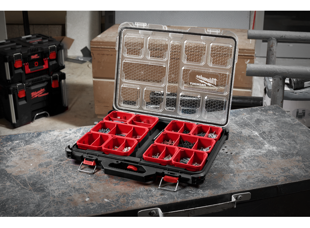 TILBEHØRSKOFFERT SLIM PACKOUT™ Milwaukee tilbehør 