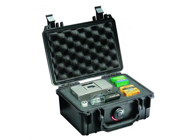 KASSE PELI 1120 M/SKUM, SORT Innv. mål: 185x121x85 mm - Peli 