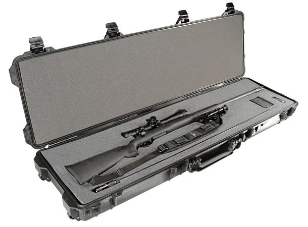 KASSE PELI 1750 M/SKUM, SORT Innv. mål: 1283x343x133 mm - Peli 