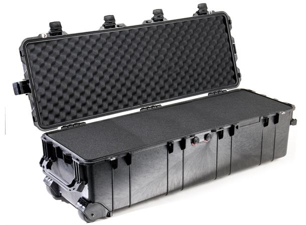 KASSE PELI 1740 M/SKUM, SORT Innv. mål: 1041x328x308 mm - Peli 