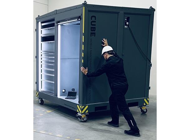 MOBILE MAINTENANCE DEPLOYMENT STATION CUBE, Tools & Accessories, RAL7012, FTC 