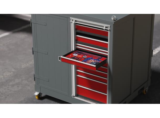 MOBILE MAINTENANCE DEPLOYMENT STATION CUBE, Tools & Accessories, RAL7012, FTC 