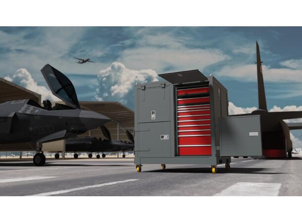 MOBILE MAINTENANCE DEPLOYMENT STATION CUBE, Tools & Accessories, RAL7012, FTC 