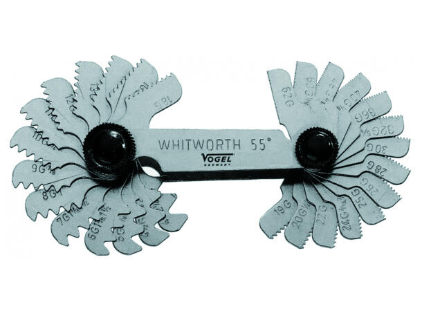GJENGELÆRE METRIC 60° 24 BLAD 0.25-6.0MM Vogel Germany 