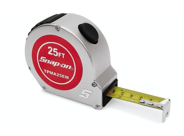MÅLEBÅND 25FT/7M - ALU. KASSE MM/TOMMER TPMA25EM - Snapon 