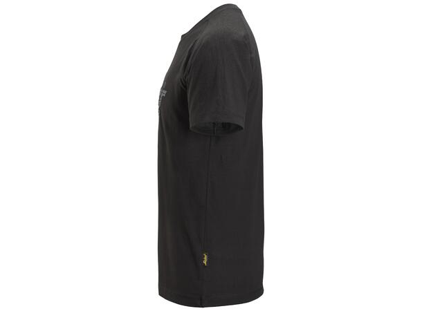 T-SKJORTE 2590 SORT STR: XS Snickers 