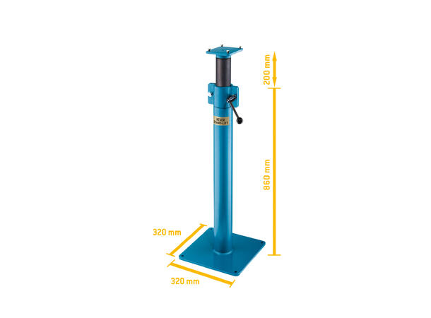 GULVSTATIV SKRUSTIKKE 120MM M/LØFT For Skrustikke 120mm Brockhaus-Heuer 