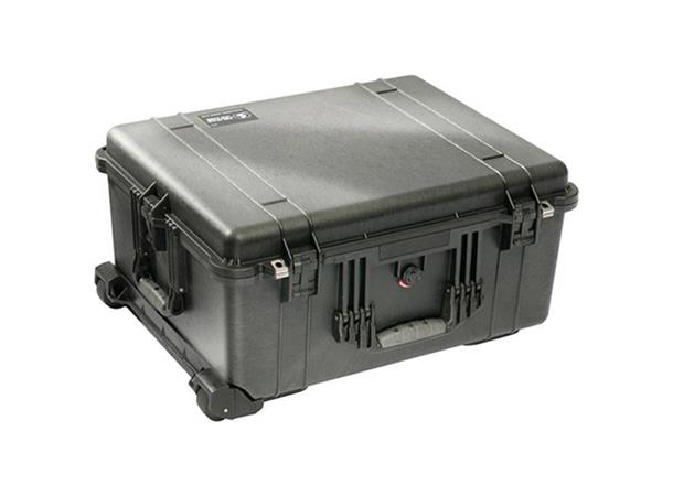 KASSE PELI 1610 SORT M/PLUKKSKUM Innv. mål: 551x422x268 mm - Peli 