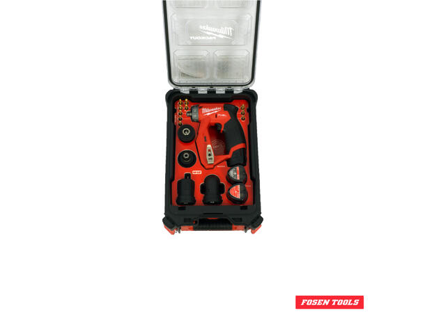 BOR-/SKRUMASKIN M12 FDDXKIT I PACKOUT™ Inkl. HDFI, 10stk 50mm bits, FDDXKIT 