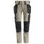 BUKSE 6208 KHAKI/SORT HL STR: 100 LiteWork - Snickers